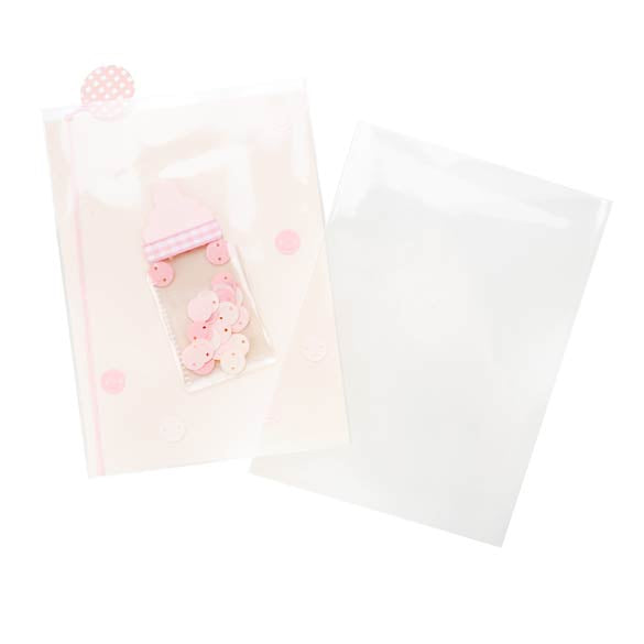 Plastic Bags 9.5x13.5cm Transparent (100 pieces) [B3X5NF]