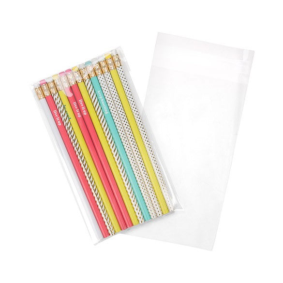 Plastic Bags 11x19.1cm Transparent Peel and Seal (100 pieces) [B47H]