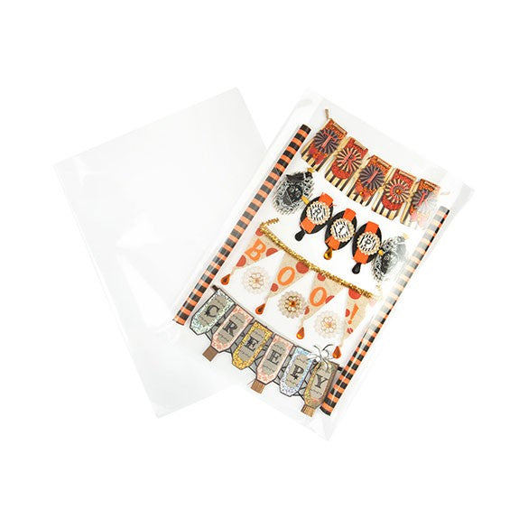 Plastic Bags 12.6x18cm Transparent (100 pieces) [B47NF]