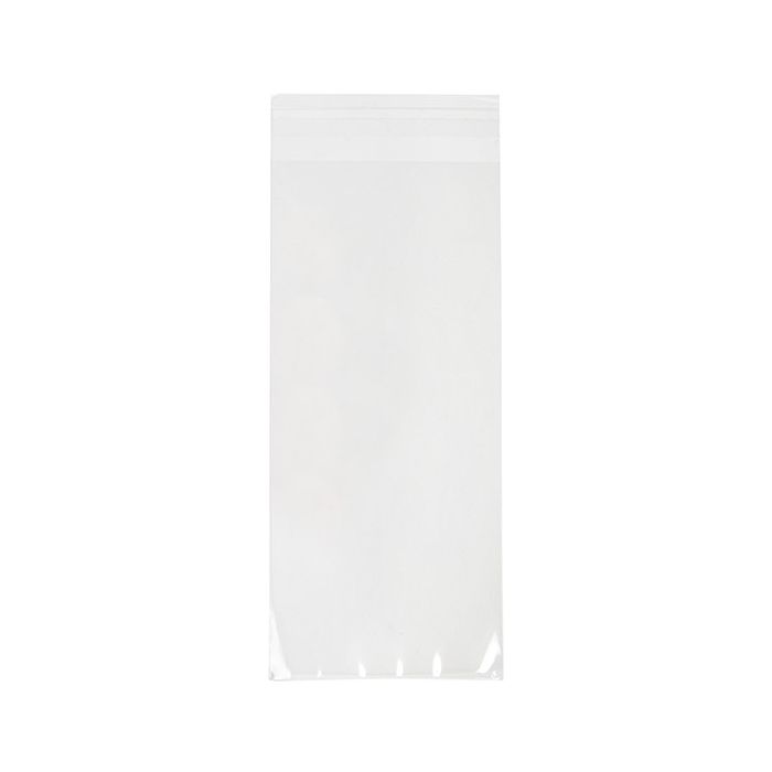 Plastic Bags 11x24,4 cm Transparent Peel and Seal (100 pieces) [B49M]