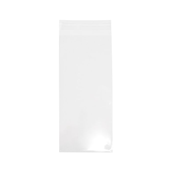 Plastic Bags 10,3x22,9 cm Transparent Peel and Seal (100 pieces) [B49XS]