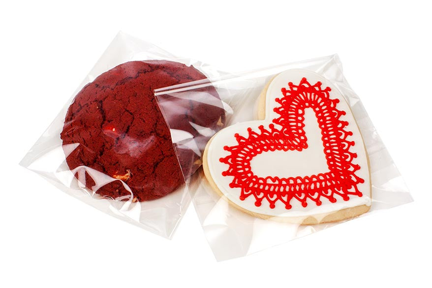 Plastic Bags 12.2x15.7cm Transparent Peel and Seal (100 pieces) [B4N6]