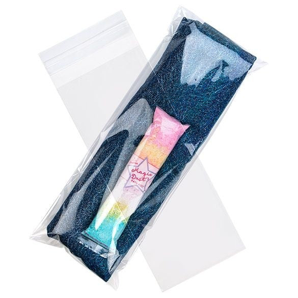 Plastic Bags 13.8x36.2cm Transparent Peel and Seal (100 pieces) [B514]