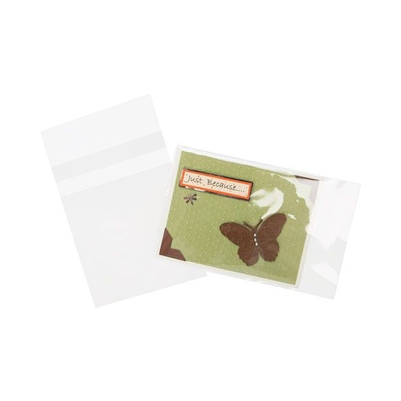 Plastic Bags 11.5x14.5cm Transparent Peel and Seal (100 pieces) [B54PC]