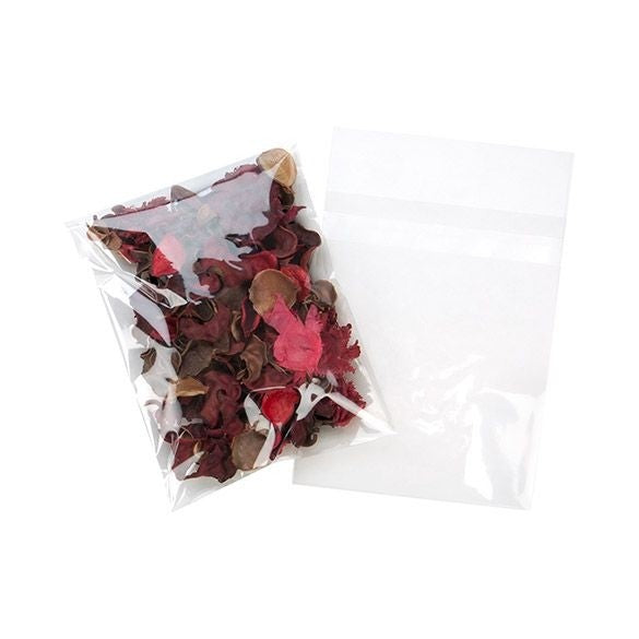 Plastic Bags 12.4x15.3cm Transparent Peel and Seal (100 pieces) [B5B1PC]