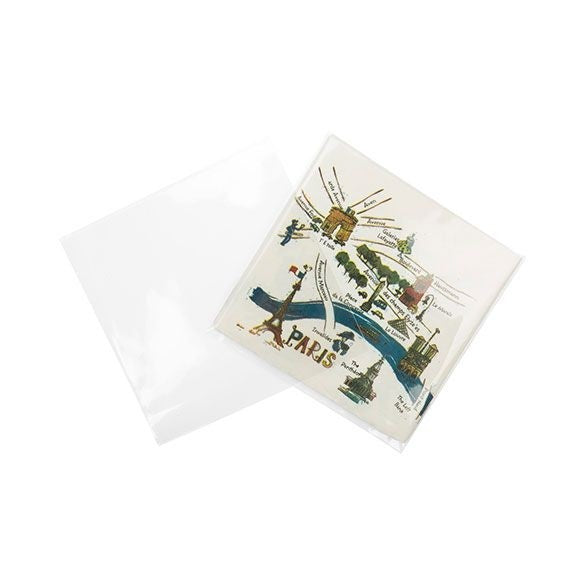Plastic Bags 13.2x12.9cm Transparent (100 pieces) [B5X5SNF]