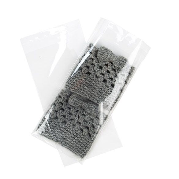 Plastic Bags 15.7x30.6cm Transparent Peel and Seal (100 pieces) [B612S]