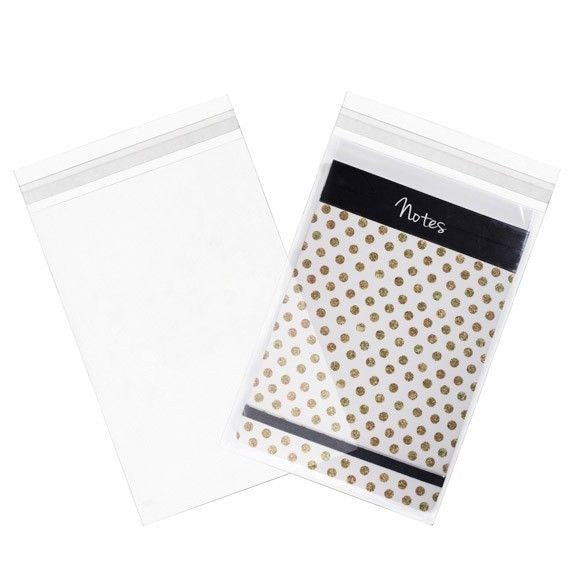 Plastic Bags 15.7x22.9cm Transparent Peel and Seal (100 pieces) [B69S]