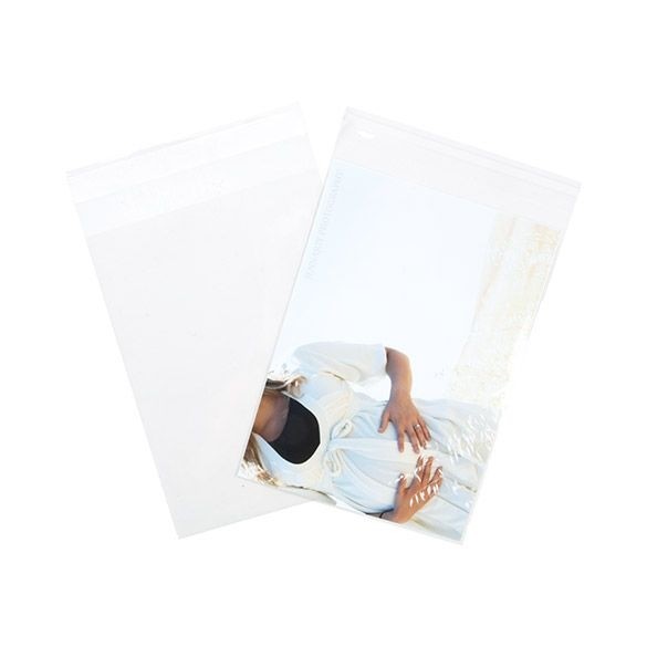 Plastic Bags 13.1x17.2cm Transparent Peel and Seal (100 pieces) [B6B2]