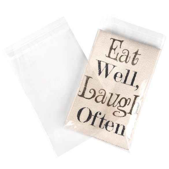 Plastic Bags 15.2x23cm Transparent Peel and Seal (100 pieces) [B6X9S]