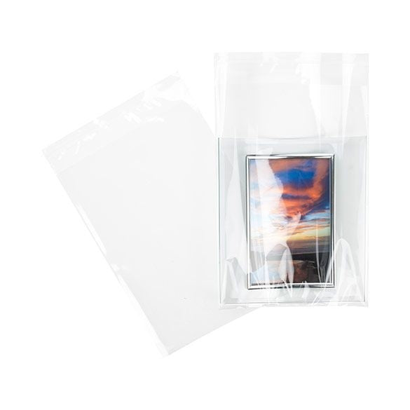 Plastic Bags 19.5x26.7cm Transparent Peel and Seal (100 pieces) [B710M]