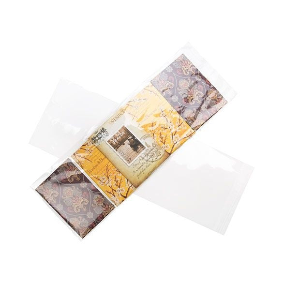Plastic Bags 18.9x51.5cm Transparent Peel and Seal (100 pieces) [B720]