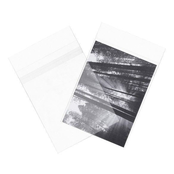 Plastic Bags 13.8x19.1cm Transparent Peel and Seal (100 pieces) [B57PC]