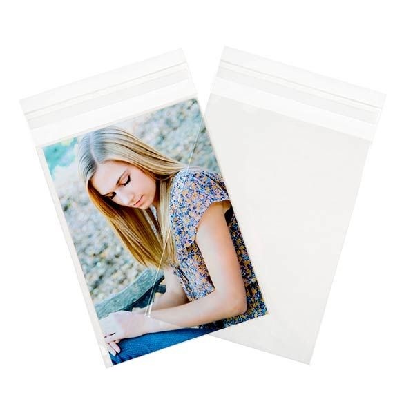 Plastic Bags 13.5x18cm Transparent Peel and Seal (100 pieces) [B75S]