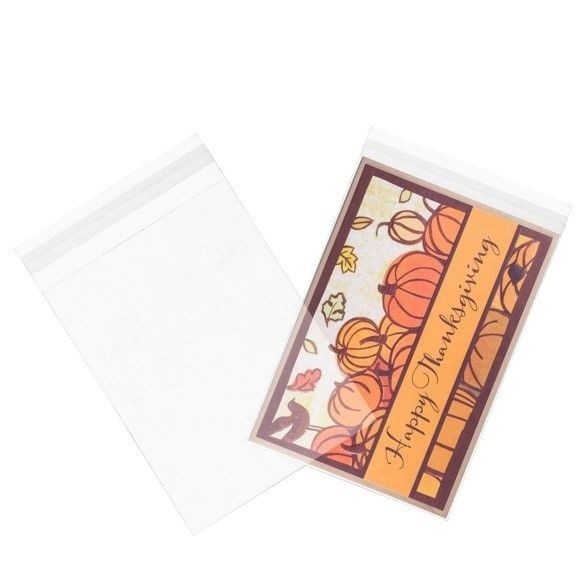 Plastic Bags 15x19.5cm Transparent Peel and Seal (100 pieces) [B75XL]