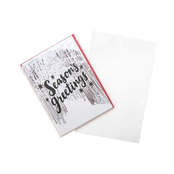 Plastic Bags 14.8x19.1cm Transparent Peel and Seal (100 pieces) [B7B2]