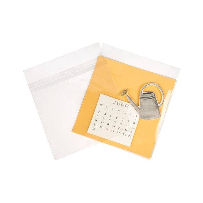Plastic Bags 20x19.7cm with Protective Closure (100 pieces) [B7X7XPC]