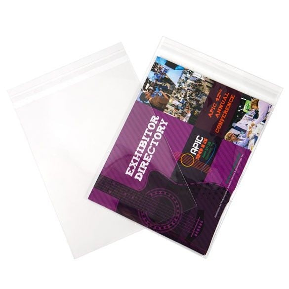 Plastic Bags 22.5x28.5cm Transparent Peel and Seal (100 pieces) [B811]