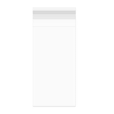 Plastic Bags 5.5x11cm Transparent Peel and Seal (100 pieces) [B2X4S]
