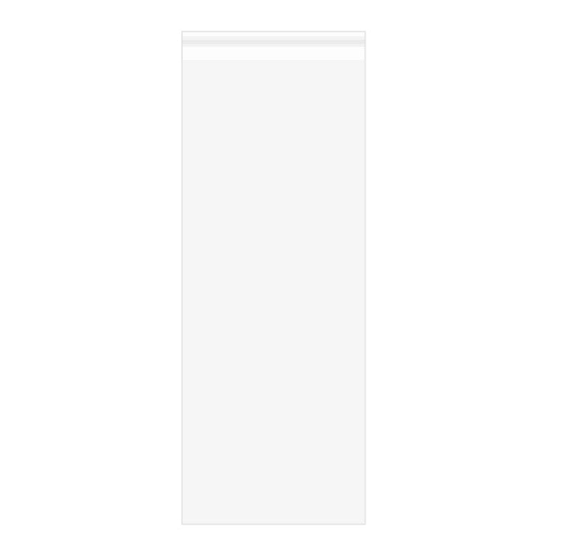 Plastic Bags 44.3x112.4cm Transparent Peel and Seal (100 pieces) [B17]