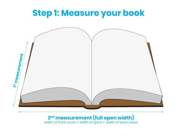 Book Cover Film 26.7x49.5cm (25 pieces) [BC101H]