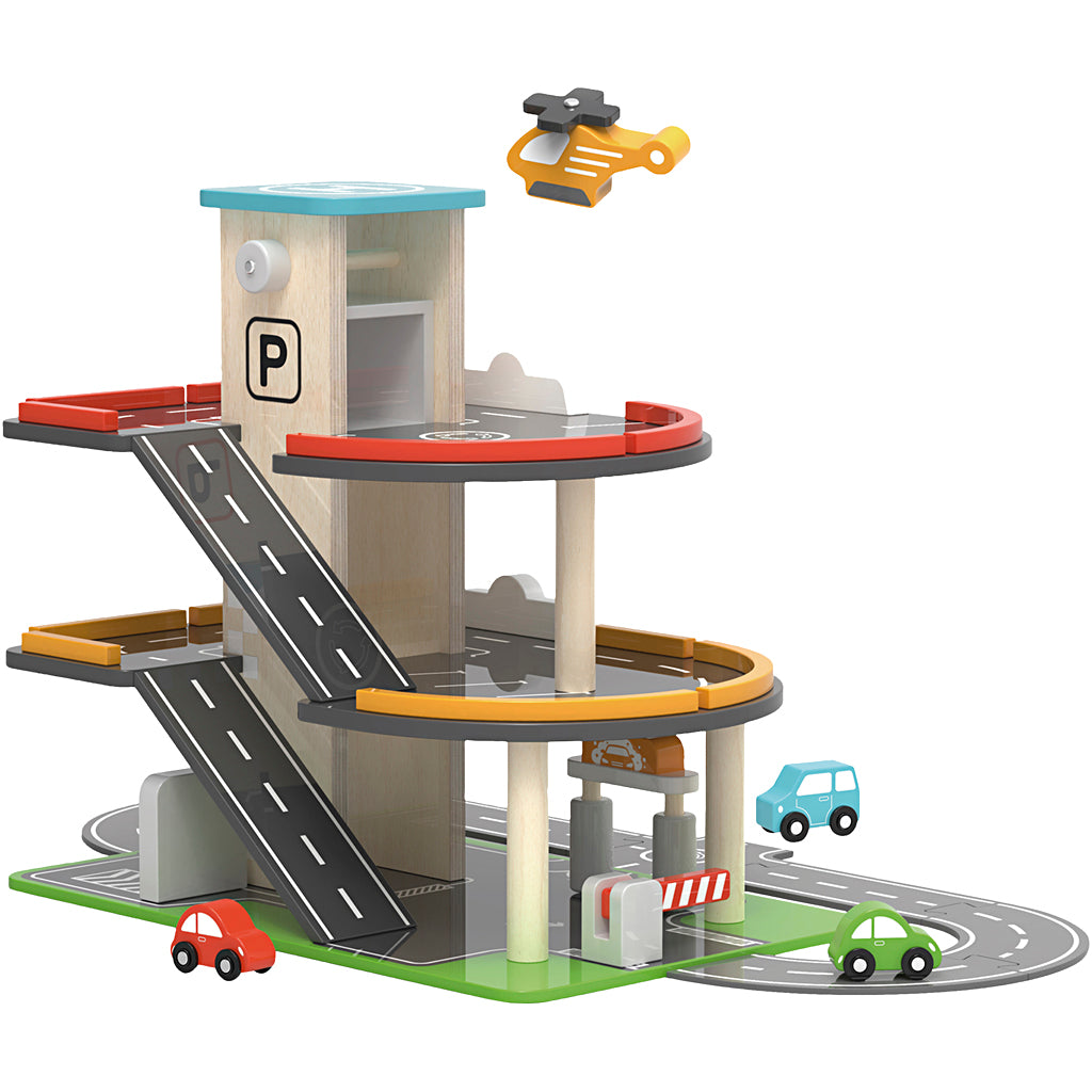 VIGA toy garage, size 73x45x40,5 cm