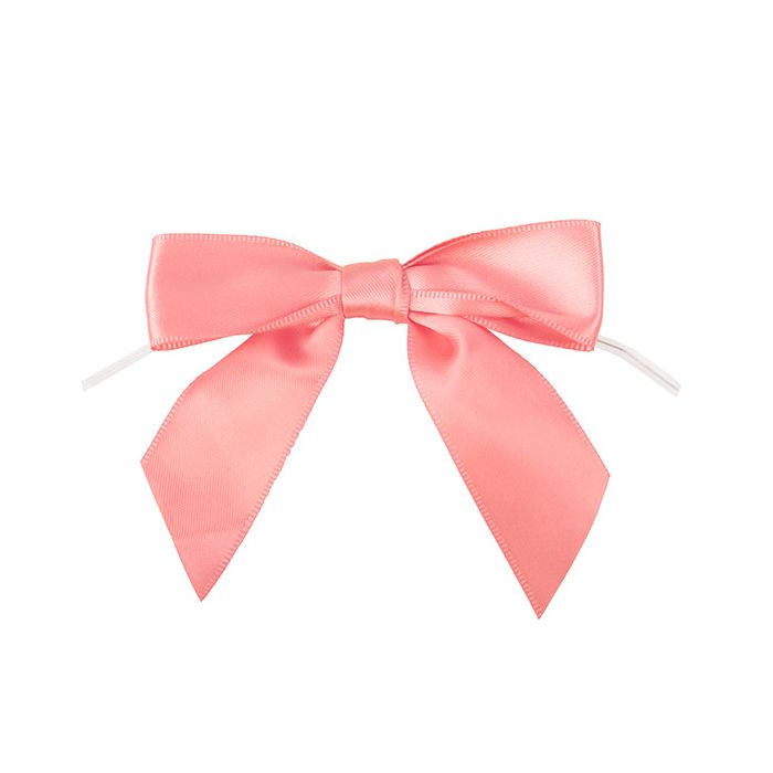 Bows Pre-tied 8,9 cm Coral