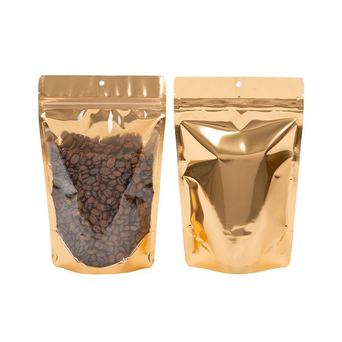 Stand Up Pouches Peach 14,9x8,9x23,2cm With Hanghole (100 Pieces) [ZBGB7PC]