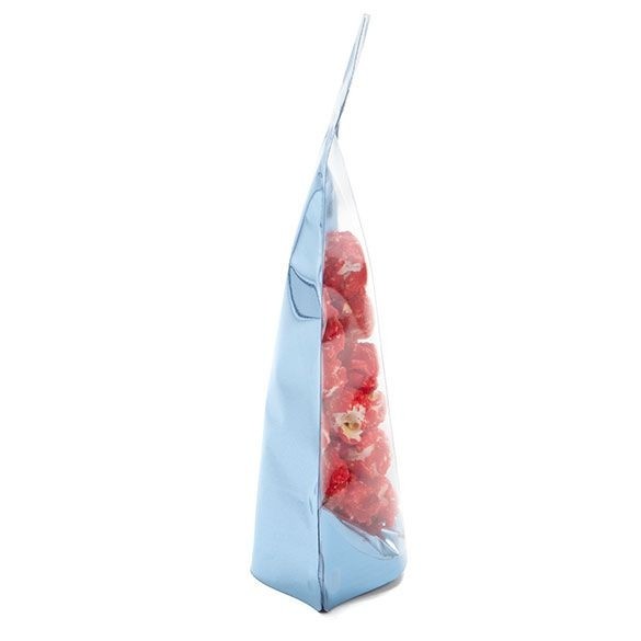 Stand Up Pouches Transparent/Blue 13x7.9x20.6cm | 113 grams (100 pieces) [ZBGB3BL]
