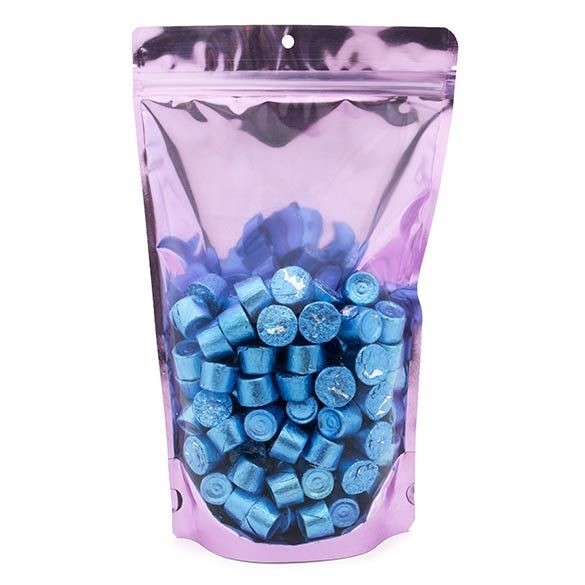 Stand Up Pouches Transparent/Lavender 17.1x8.9x28.6cm | 340 grams (100 pieces) [ZBGB4LV]