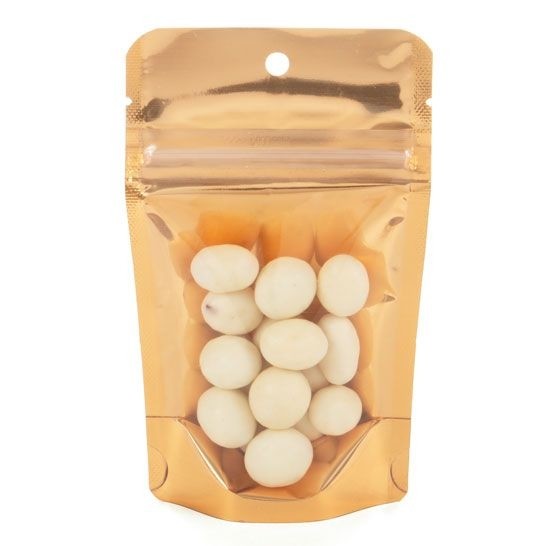 Stand Up Pouches Transparent/Orange 7.9x5.1x13cm | 28 grams (100 pieces) [ZBGB1PC]