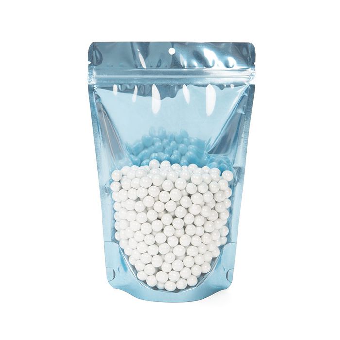 Brilliant Blue Stand Up Pouch  15 x 9 x 23 cm with Hang Hole