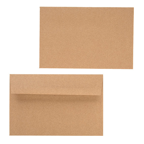 Envelopes Brown 22.2x14.6cm (50 pieces) [EB40]