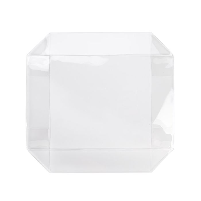 Lid Foldable and Crystal Clear 15,4x3,8x24,3 cm Clear (25 pieces) [BT13]