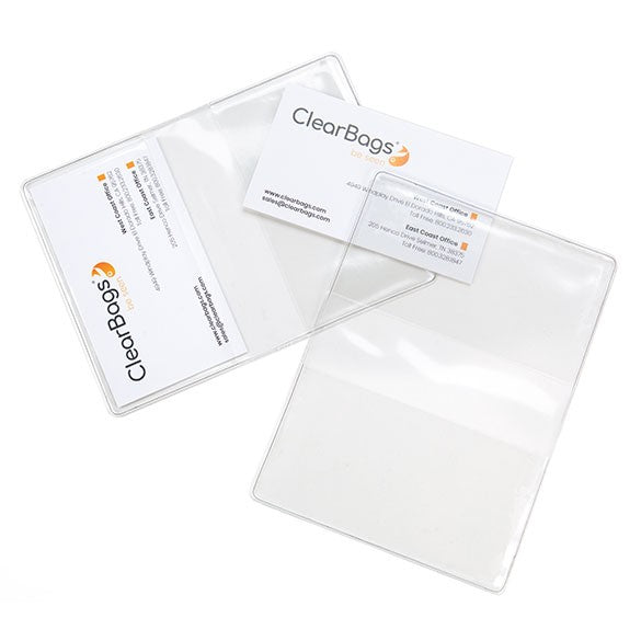 Vinyl Business Card Pouch 9.5x12.7cm (10 pieces) [VINBUS]