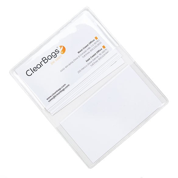 Vinyl Business Card Pouch 9.8x12.2cm (10 pieces) [VINBUS2]
