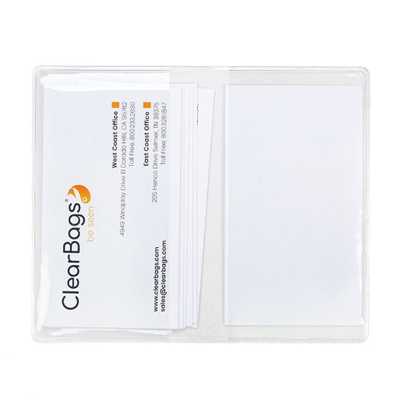 Vinyl Business Card Pouch 9.8x12.2cm (10 pieces) [VINBUS2]