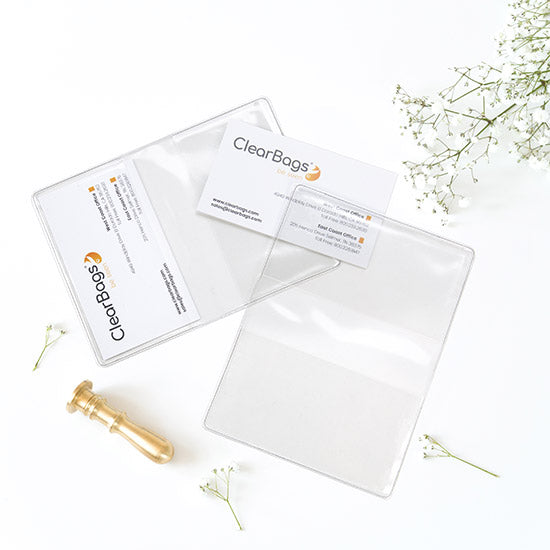 Vinyl Business Card Pouch 9.5x12.7cm (10 pieces) [VINBUS]