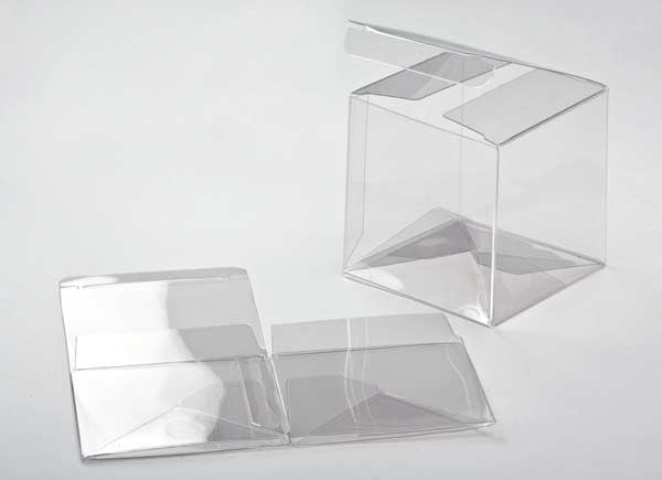 Plastic Gift Boxes 15.9x14x19.4cm Autolock Bottom (25 pieces) [PLB106]