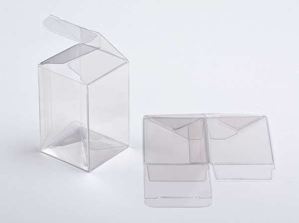 Plastic Gift Boxes 10.2x10.2x15.2cm Autolock Bottom (25 pieces) [PLB138]