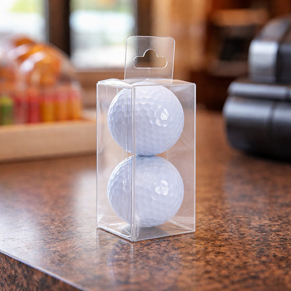 Plastic Gift Boxes 4.3x4.3x8.6cm Crystal Clear with Hanger in middle (25 pieces) [CHFB323]