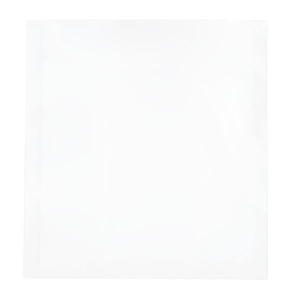 Plastic Bags White 9x9.5cm Tamper-proof Heat sealable (100 pieces) [CRB2W]