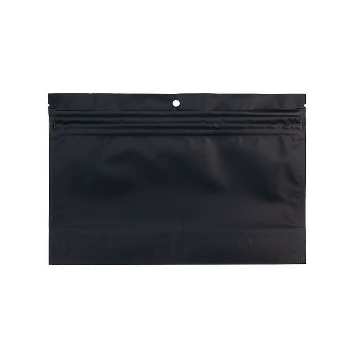 Child Resistant Pouch Bags Matte Black 22,9x6,2x15,2cm (100 Pieces) [CRP96MB]