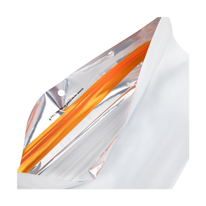 Child Resistant Pouch Bags Matte White 22,9x6,2x15,2cm (100 Pieces) [CRP96MW]