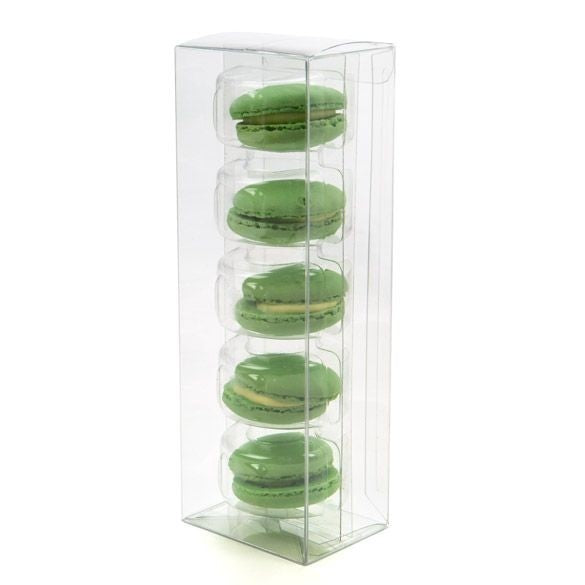 Plastic Gift Boxes 6.5x5.1x19.1cm Crystal Clear with Autolock Bottom (25 pieces) [FPLB351]