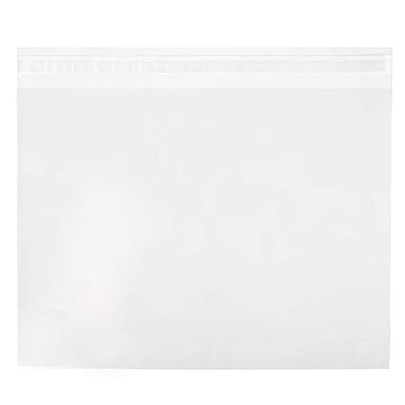 Plastic Bags 30.5x23cm Transparent Peel and Seal (100 pieces) [B12X9]
