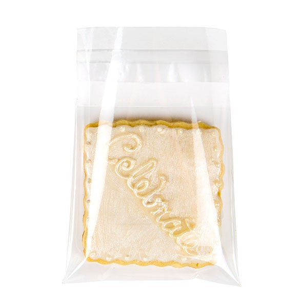 Plastic Bags 8x8.5+3cm Crystal Clear and Reclosable (100 pieces) [B33]