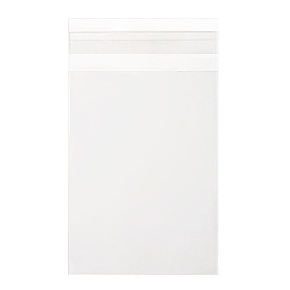 Plastic Bags 9.5x13+4cm Crystal Clear and Reclosable (100 pieces) [B3X5]