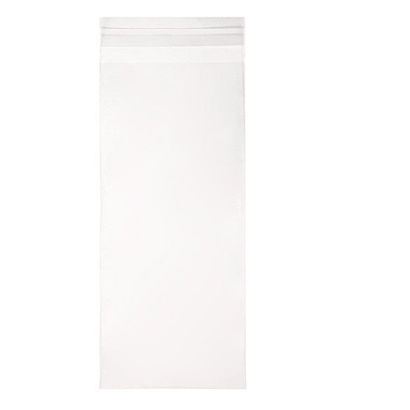 Plastic Bags 11x24cm Transparent Peel and Seal (100 pieces) [B49]