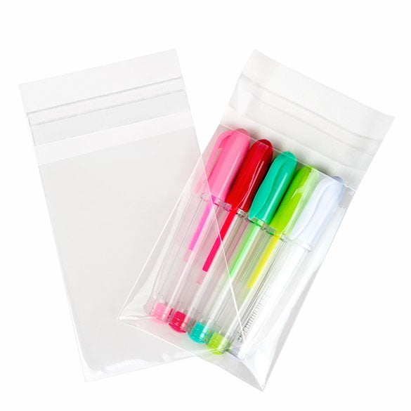 Plastic Bags 6.4x8.9cm Transparent Peel and Seal(250 pieces) [VL2]